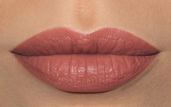 Nude by Nature Creamy Matte Lipstick 01 Blush Nude Swatches
