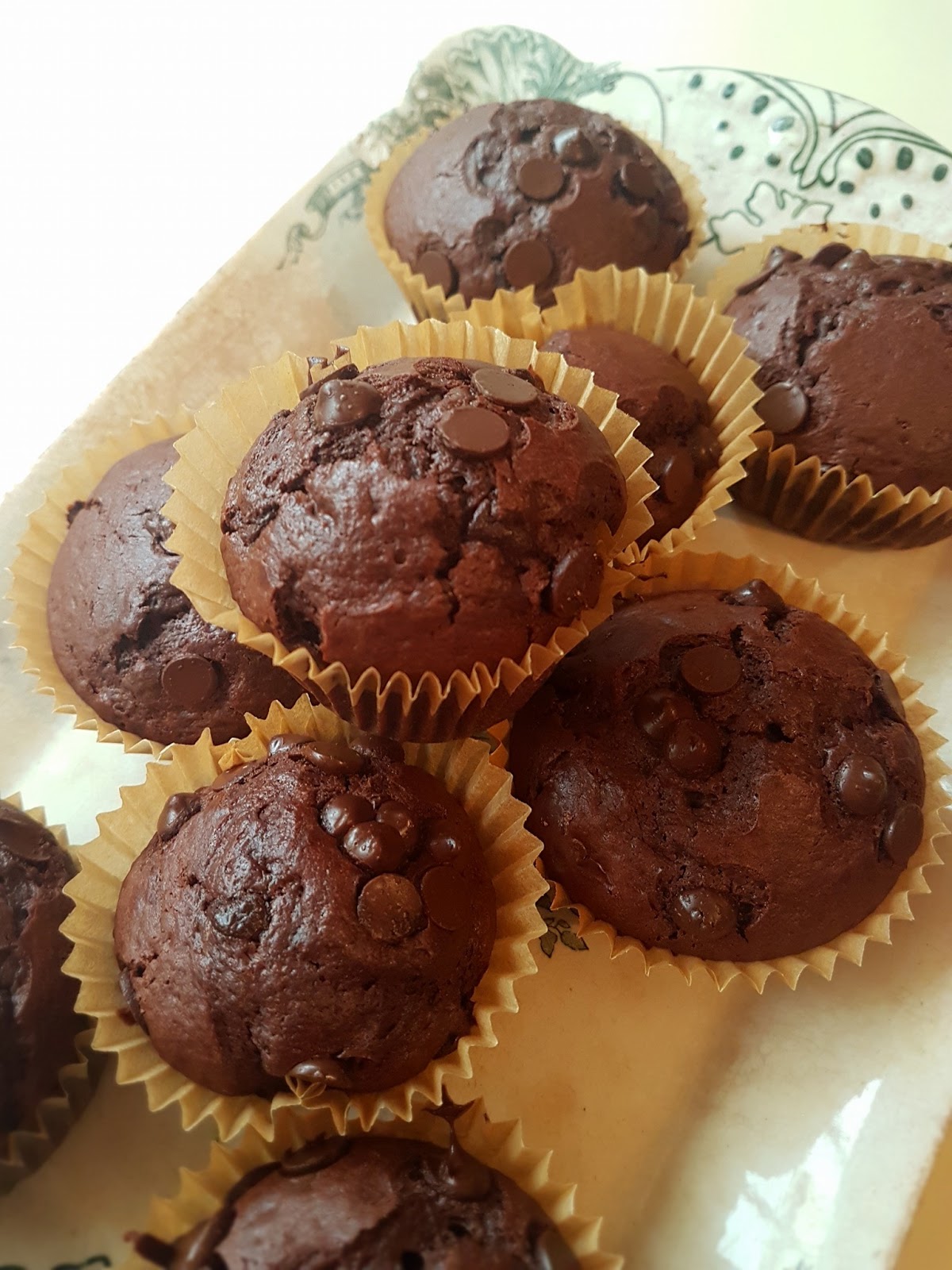 Muffins de chocolate tipo Starbucks
