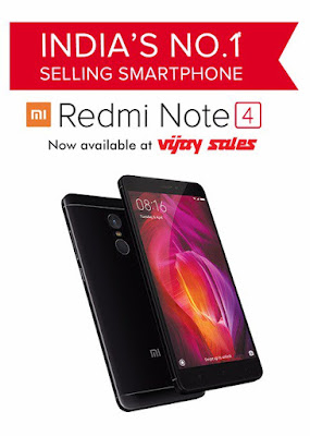 Xiaomi Redmi Note 4 and Redmi 4A now available in Vijay Sales offline Stores