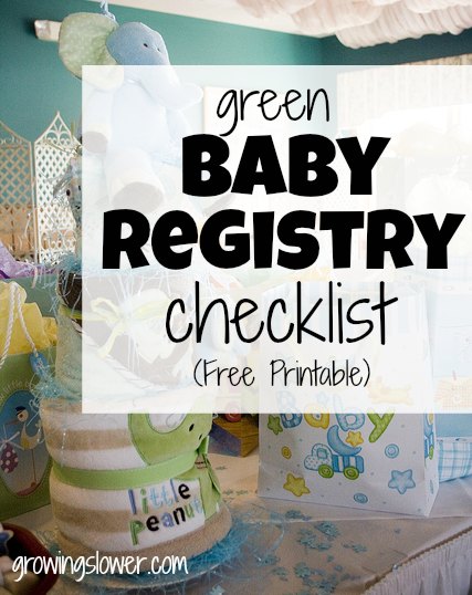 This natural baby registry checklist includes the best green baby must-haves, tips to create your green baby registry, plus a free printable checklist so you won't forget anything, even with pregnancy brain!