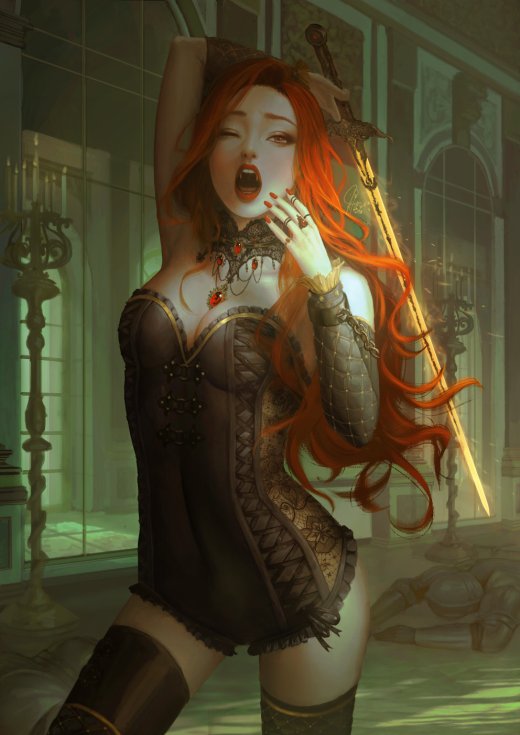 As belas mulheres nas ilustrações de fantasia de Ina Wong Ina Murwani Prasetyaningrum (Ina Wong) deviantart artstation arte ilustrações fantasia mulheres beleza