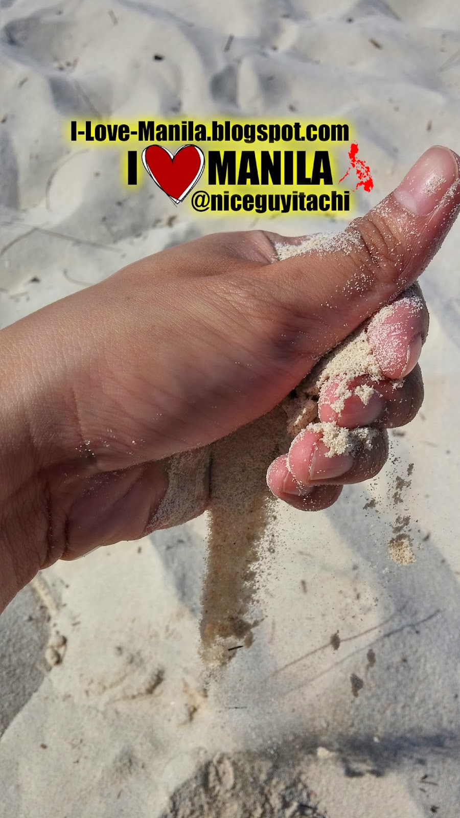 Boracay white sand Boracay white sand