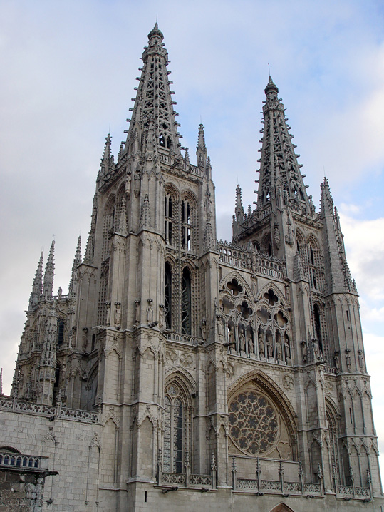 voyages... voyages...: Hiszpania - Katedra w Burgos z zewnątrz