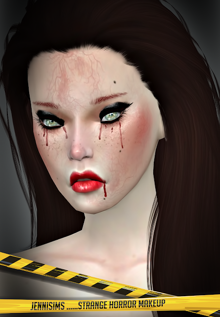 Sims 4 CC's - The Best: Makeup EyeShadow StrangeHorror (14 Swatches ...