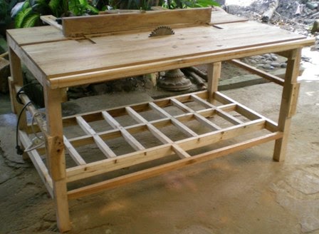 Perabot Kayu  Sederhana Simply Wood Furniture Meja 