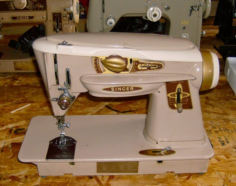 A spool of machine thread for Singer sewing machines