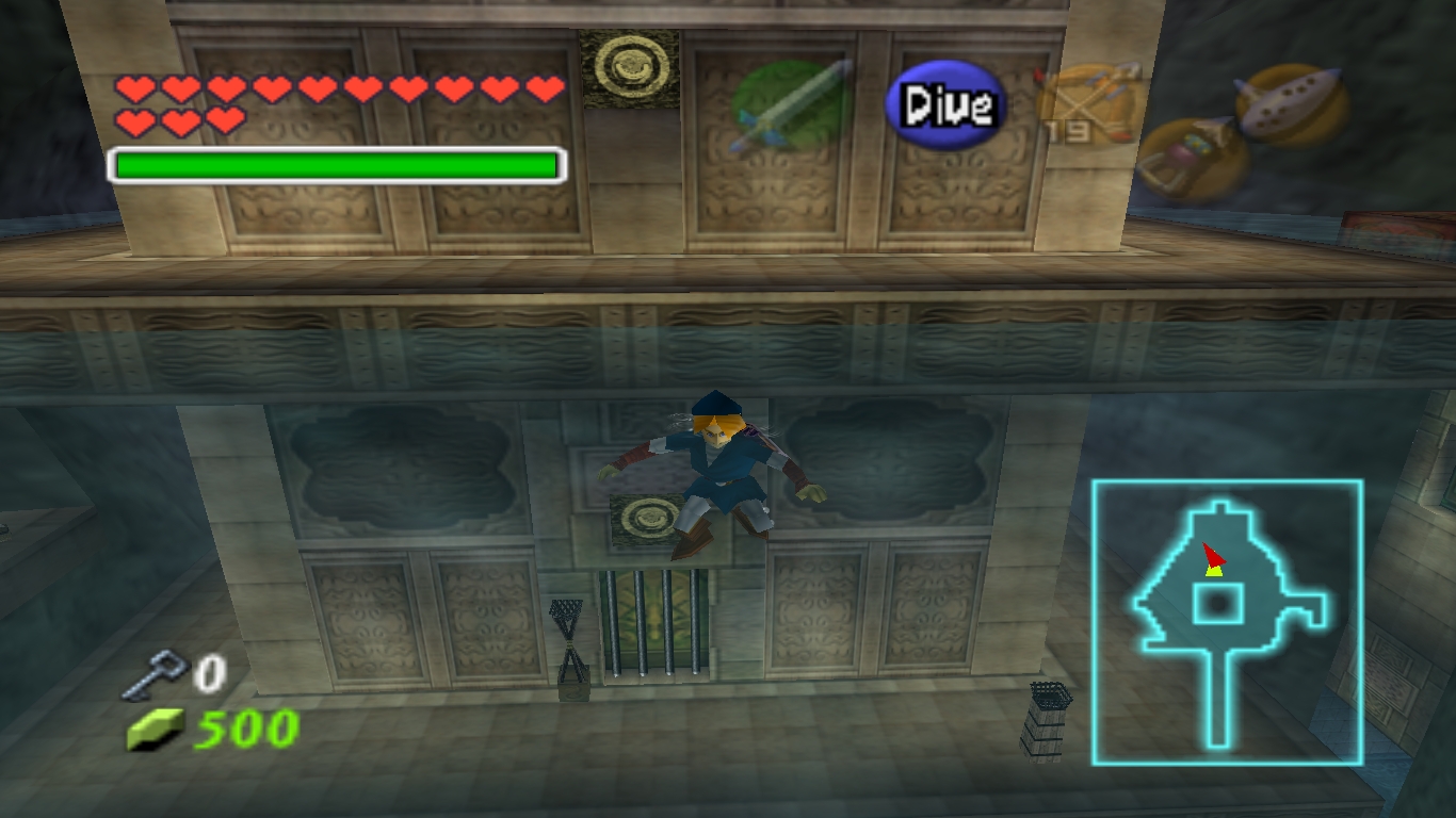 Hollow Inverse LoZ OoT Water Temple