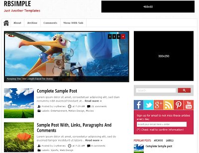 blogger responsive template