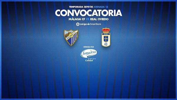 Málaga, convocados ante el Oviedo