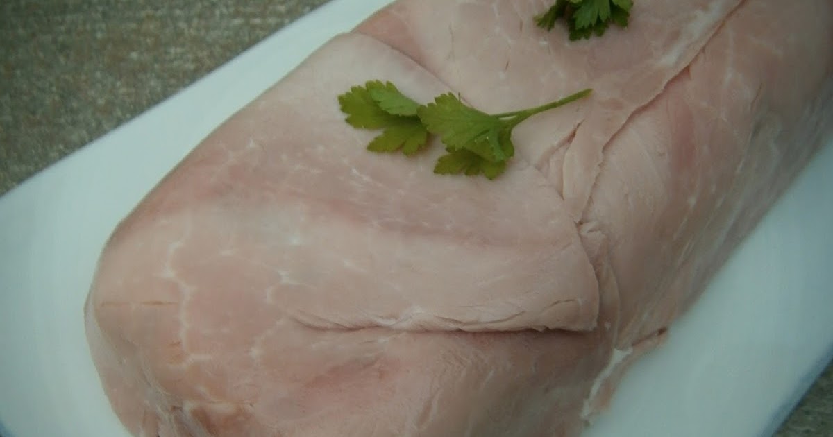 Délices d'une novice Terrine au jambon, chèvre frais et pommes de terre