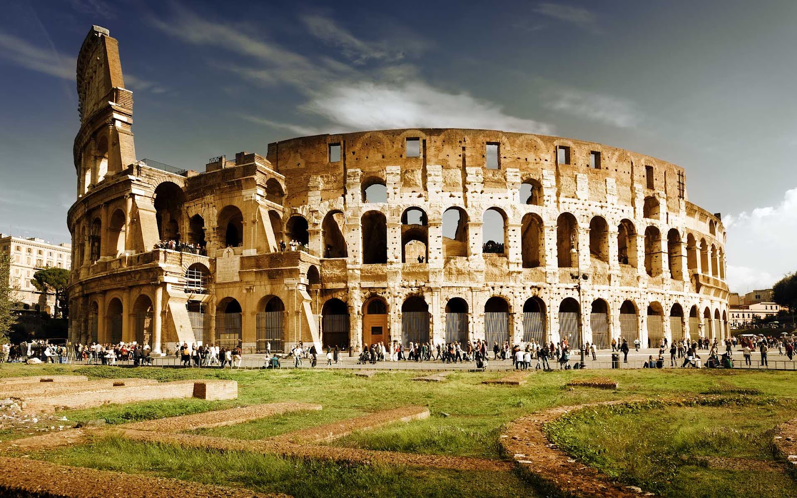HD Wallpapers Fine: roman colosseum- wonder of the world high ...