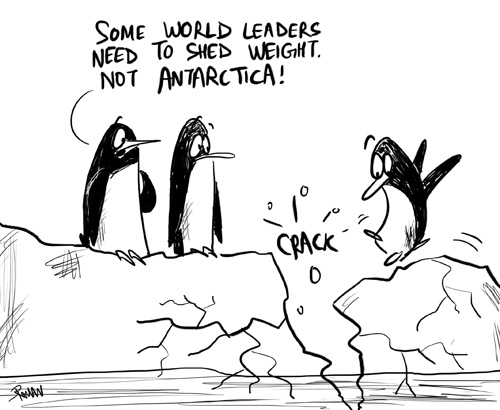 Green Humour: Gigantic Iceberg breaks off from Antarctica