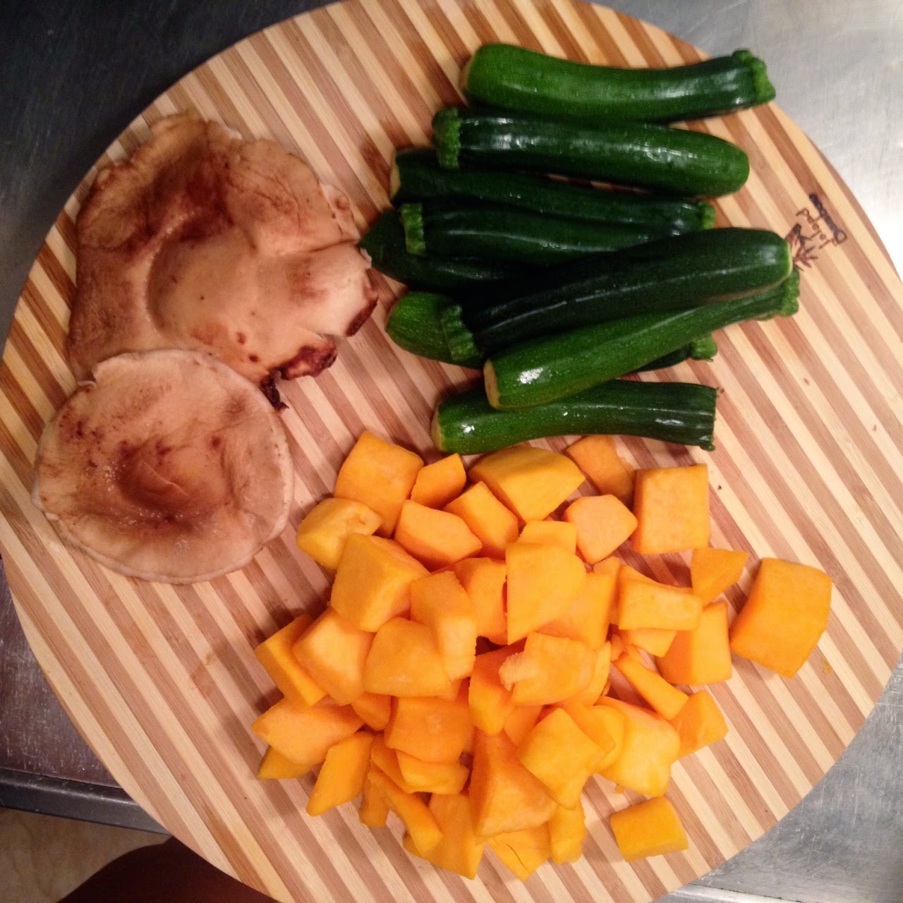 Athena Knows Food Butternut Squash Zucchini Mushroom Salad