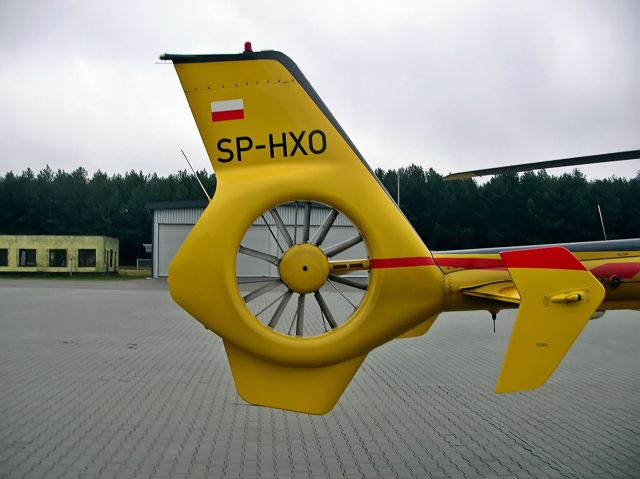 Eurocopter EC135 - tylne śmigło śmigłowiec, samolot, Przylep, medyczny