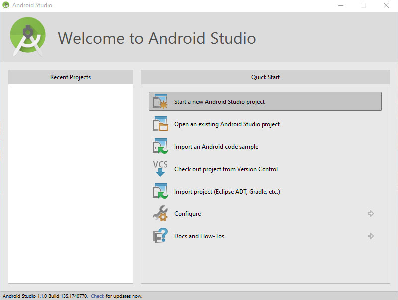 Android studio projects. Android studio projects