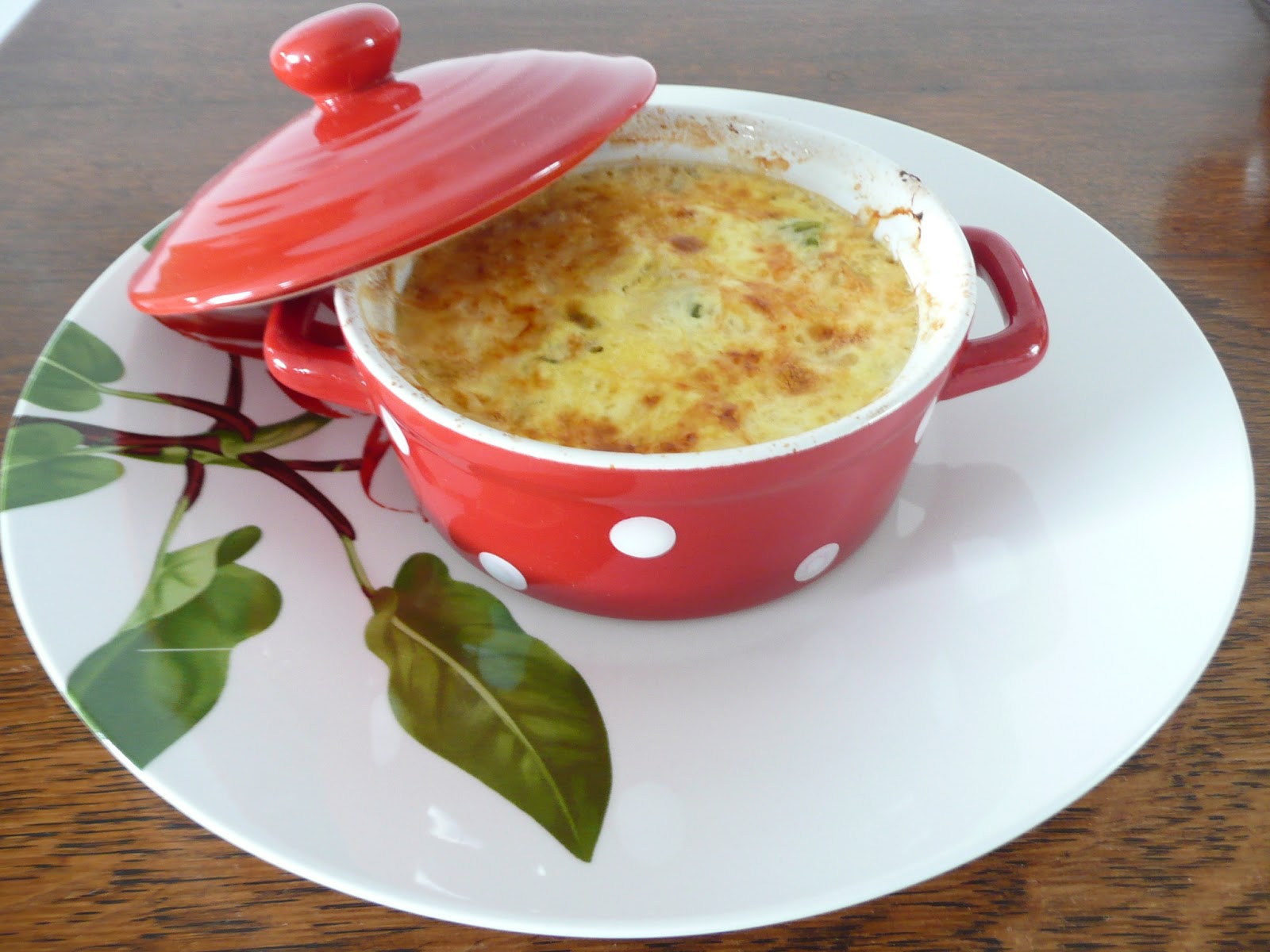 La cuisine de Françoise FLAN SAUMON/ASPERGES VERTES