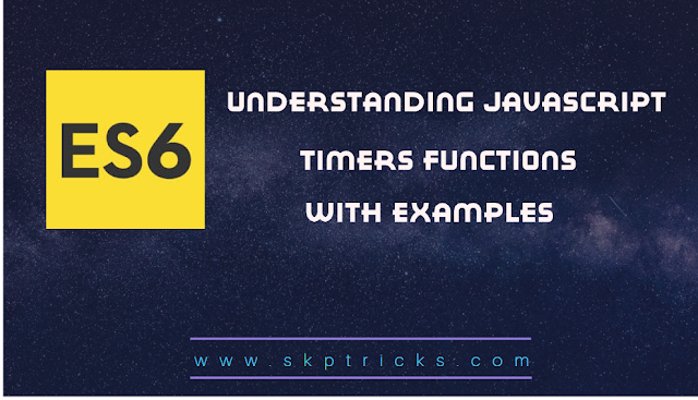 JavaScript timers With Examples