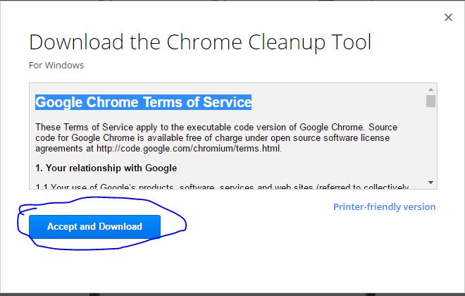 google cleanup tool free download