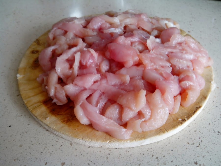 fotografía del pollo