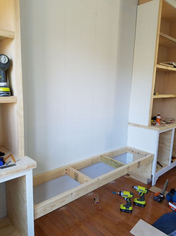The Bench Built Ins Part 5 Remodelando La Casa