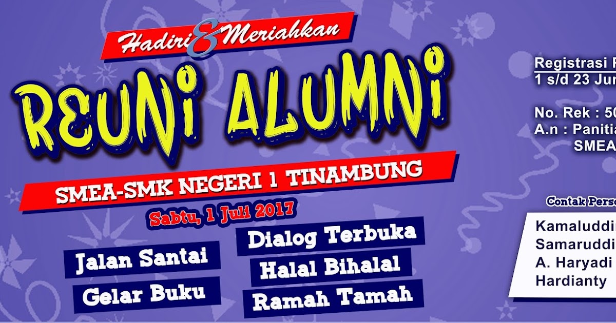 40 Desain Banner Reuni Smp Pics Blog Garuda Cyber