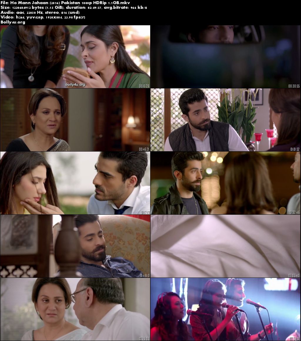 Ho Mann Jahaan 2016 HDRip 500MB Full Movie Pakistani Urdu 480p Download