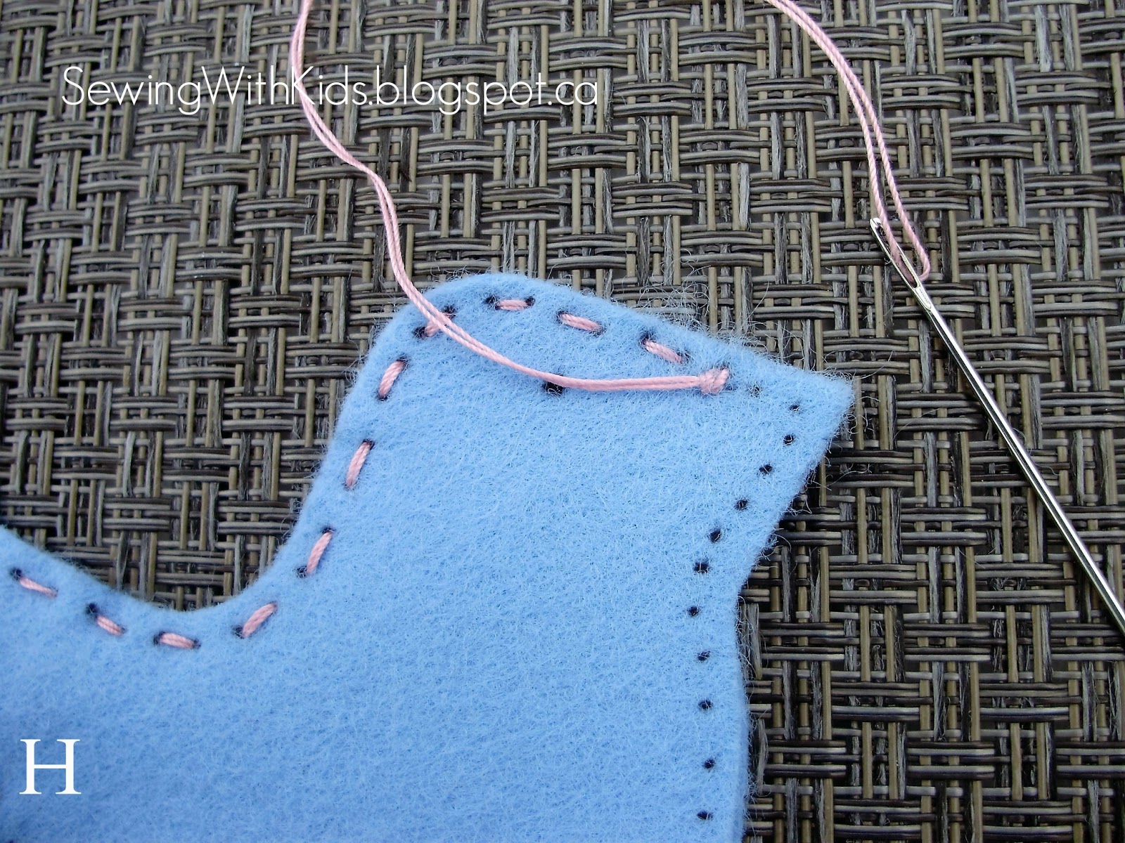 Sewing with Kids How to Sew a Lock Stitch, Technique 2 The Surgical Knot