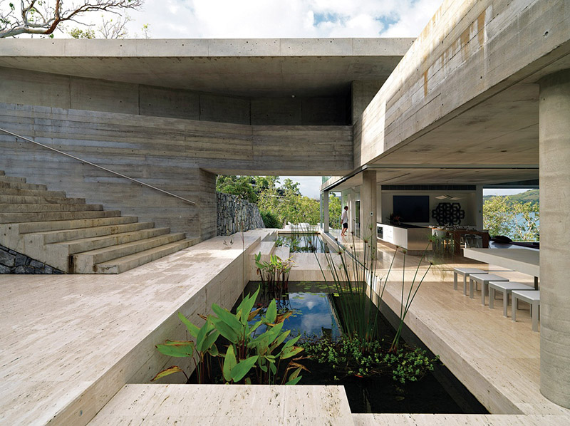 concrete luxury home