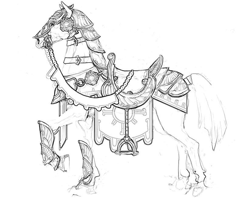 magical horse coloring pages - photo #8