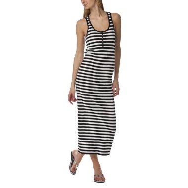 Leslie Ann: Outfit Inspiration: Kim K. in a Striped Maxi Dress