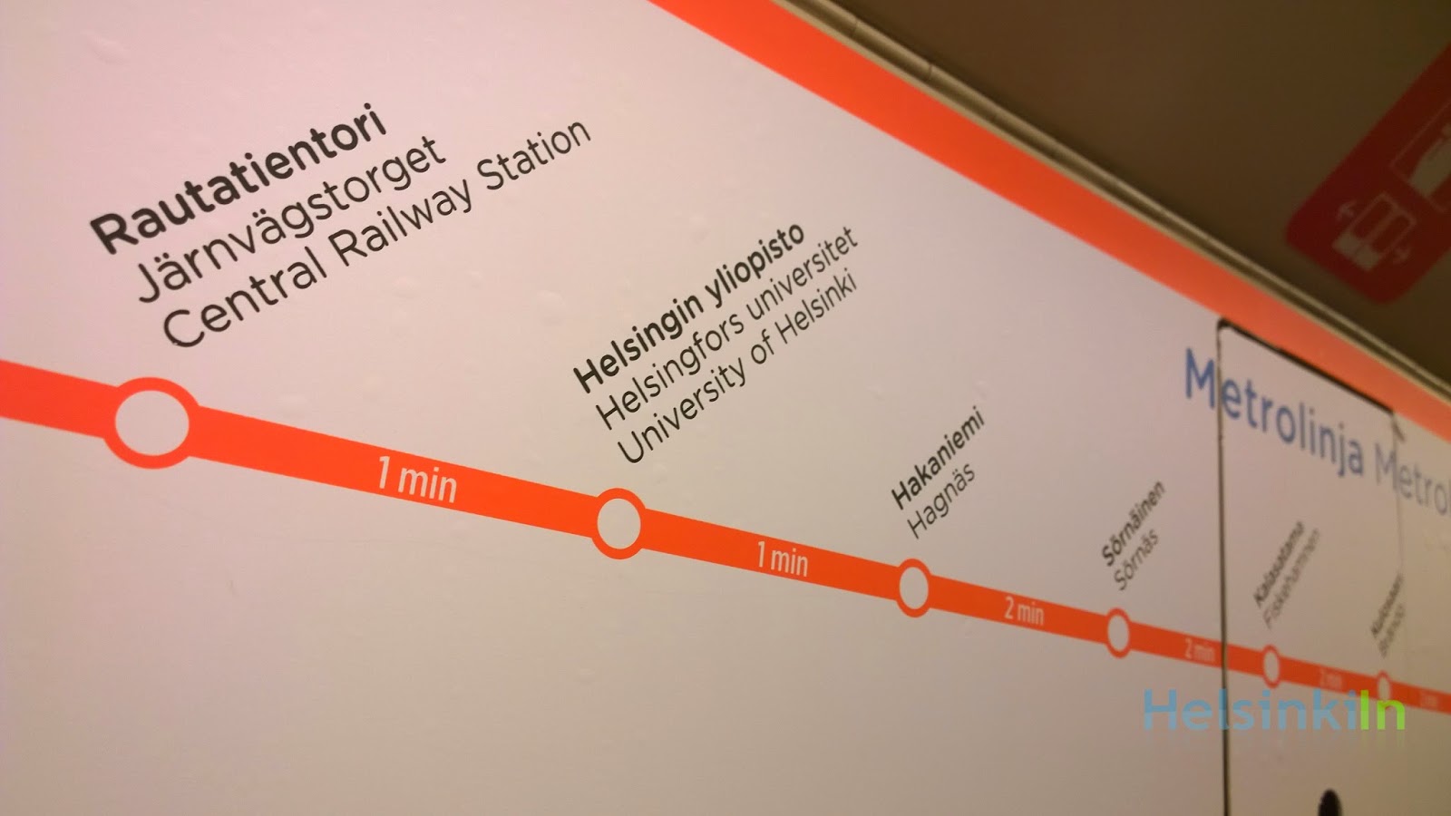 Helsinki's new metro station