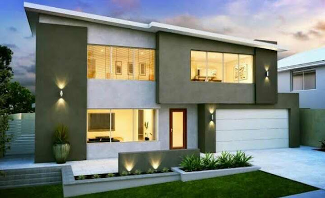 Contoh terbaru Model Rumah Minimalis 2 Lantai Tampak Depan MODERN Contoh terbaru Model Rumah Minimalis 2 Lantai Tampak Depan MODERN