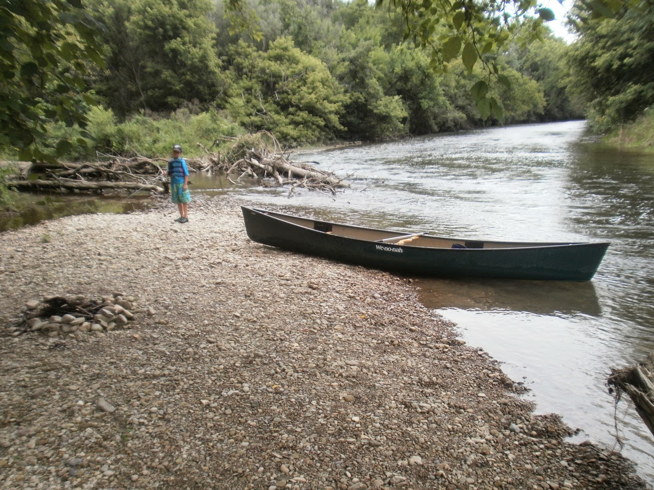 Canoeing In Ohio Mad River Brown Trout
