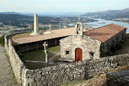 Ermita en el Monte Santa Tecla en Galicia, Pontevedra