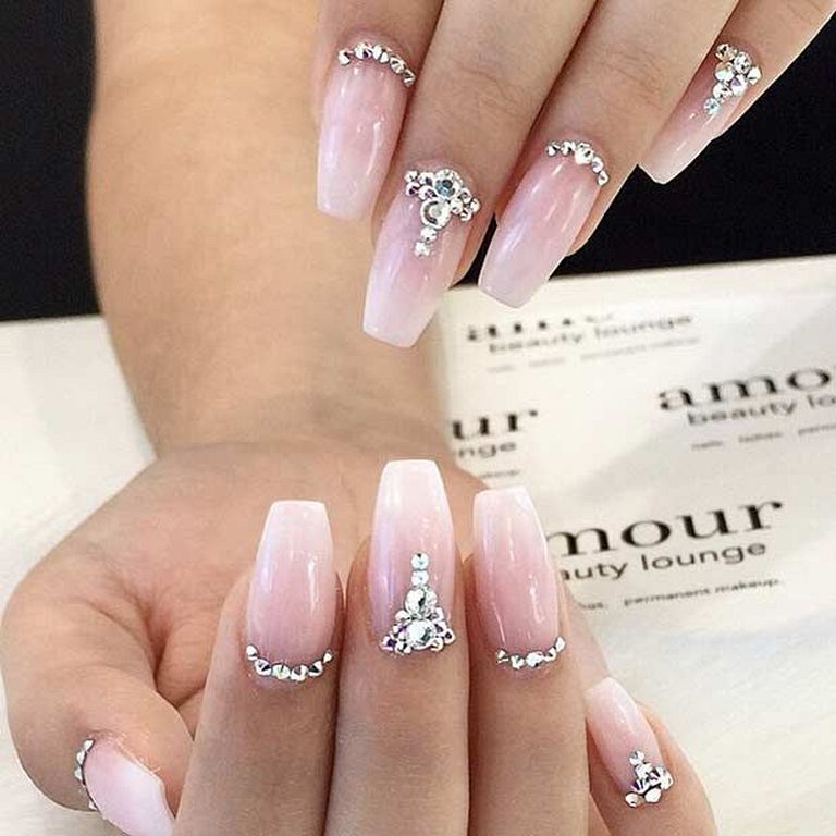 20 Elegant Nail Art Design Ideas For Your Wedding - Welmena Elegant Nail Art Design Ideas - 20 Elegant Nail Art Design Ideas For Your Wedding - Welmena