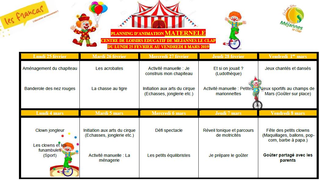 LA TRIBUNE DU CLAP Inscriptions pour le Centre de loisirs du 25
