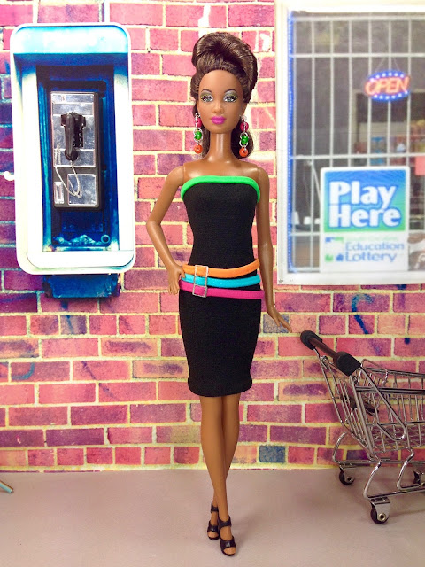  Colorful Hoop Loop Dress for Barbie Dolls