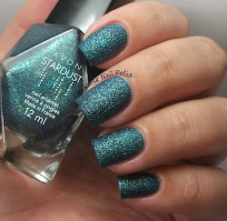 teal nail glitter avon flower polish resist flowery sponged couldn hence jessica doing bit touch golden some