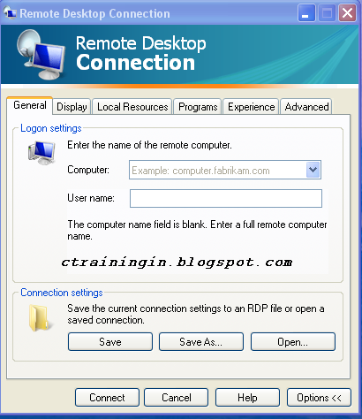 how to connect to a remote desktop connection