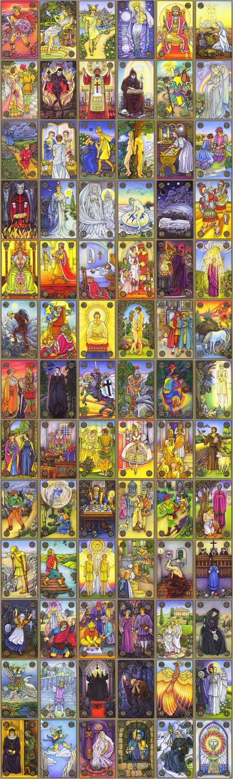 Symbolon Tarot Karten - 78 Karten Englisch Mit QR-Code Anleitung