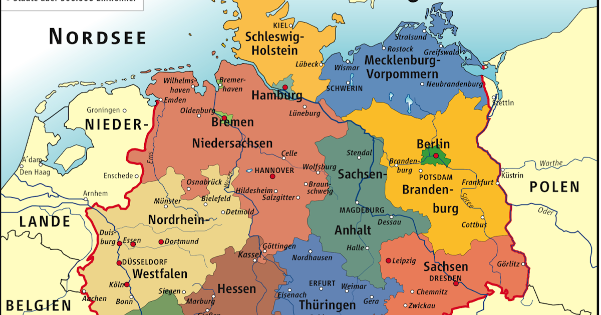 Peta Negara Jerman