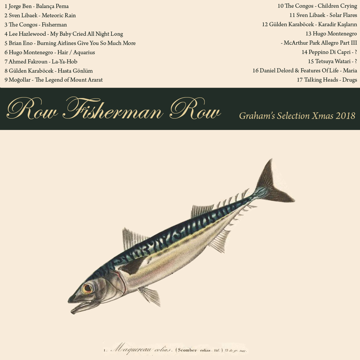 GRHM#14 - ROW FISHERMAN ROW
