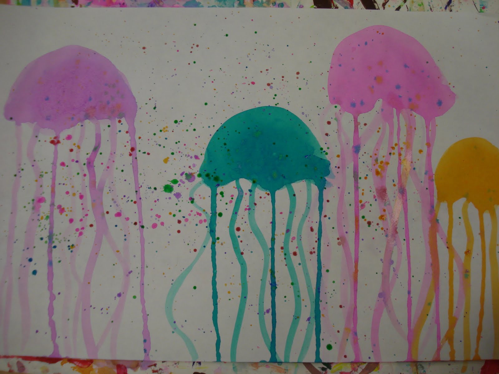 COLOR for EVERYONE: Water Color Jelly Fish