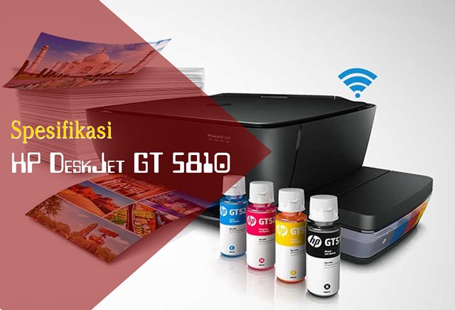 Info Spesifikasi Harga Printer HP GT 5810 Agustus 2018 ialah salah satu printer Multifungsi atau All in One keluaran terbaru dari perusahaan HP Info Spesifikasi Harga Printer HP GT 5810 Agustus 2018