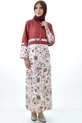 Model Baju Batik Gamis Model Baju Batik Gamis