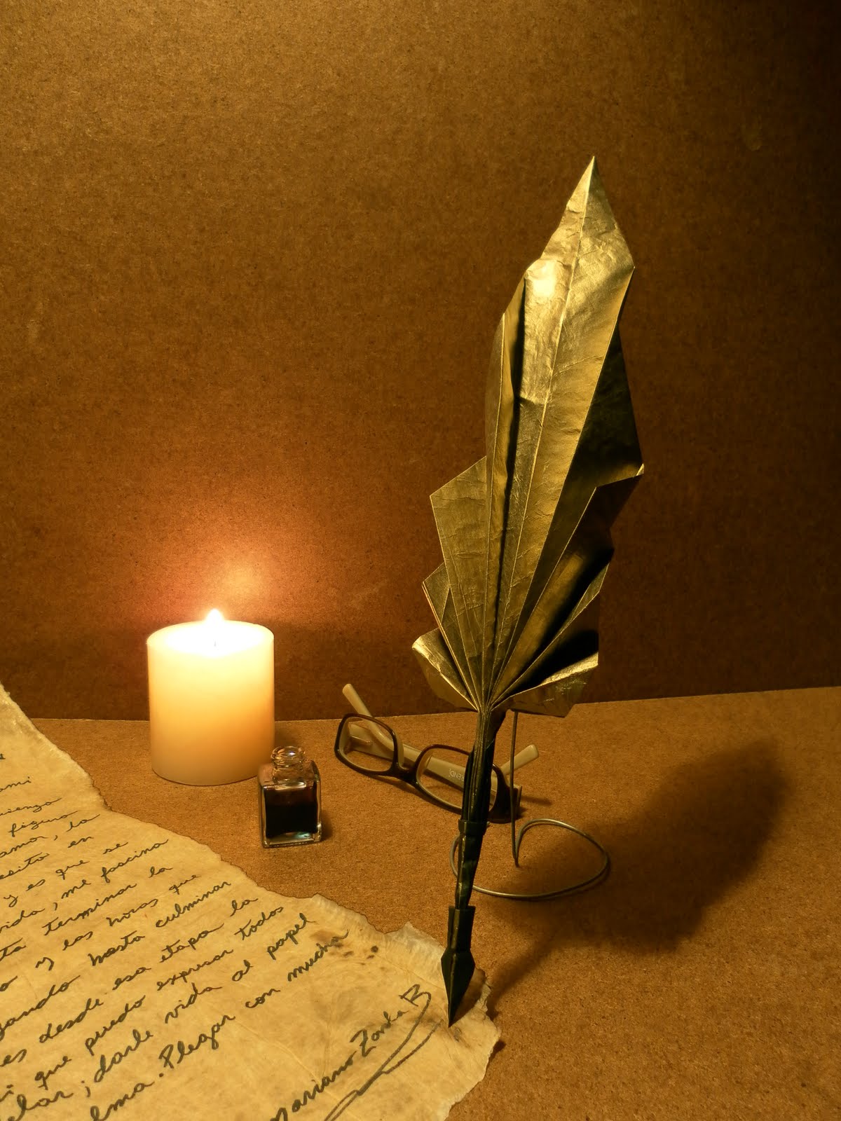 MarianoMi mundo el Origami Quill pen