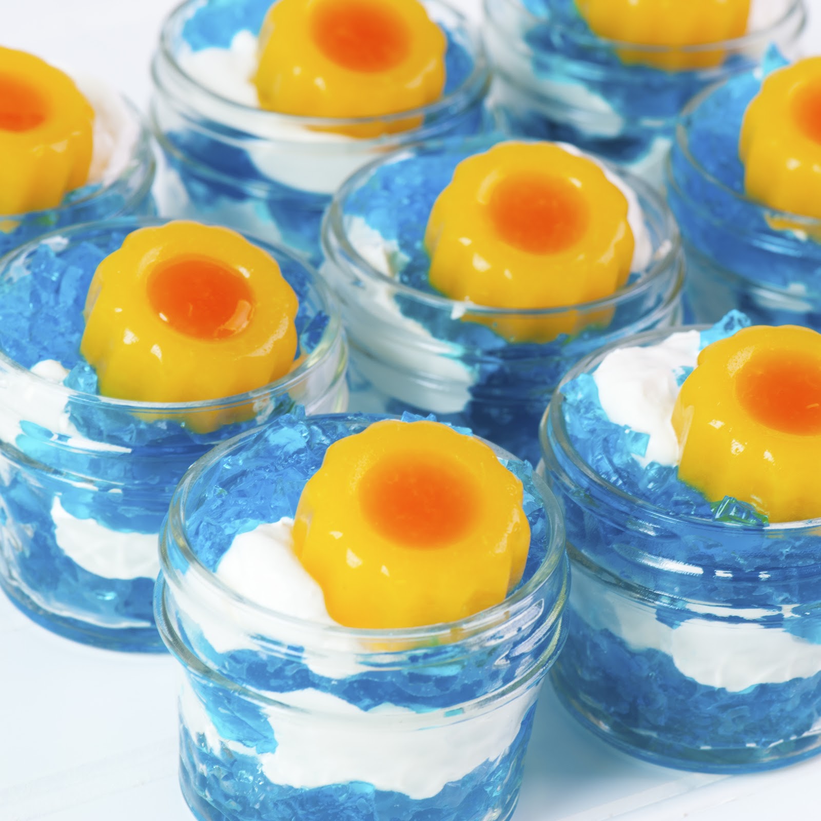 Jelly Shot Recipes | Jelly Shot Test Kitchen: Sunny Day Jelly Shot Parfait