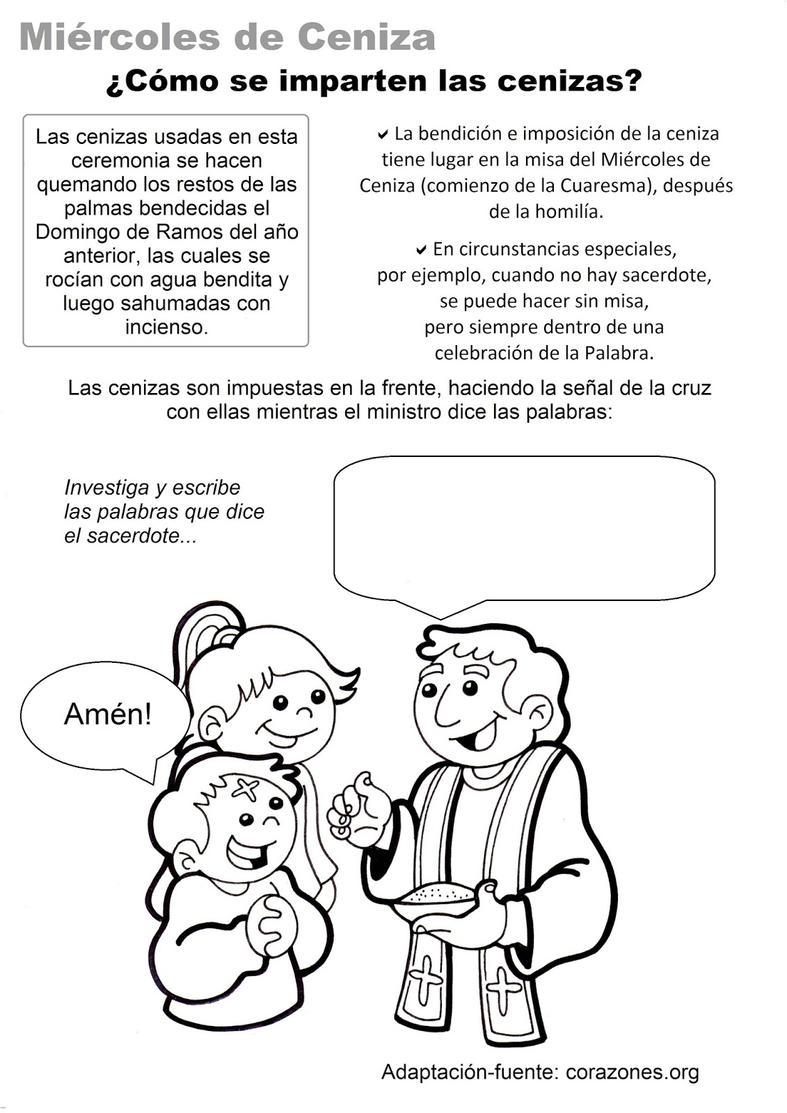 La Catequesis (El blog de Sandra) Recursos Catequesis Miércoles de Ceniza