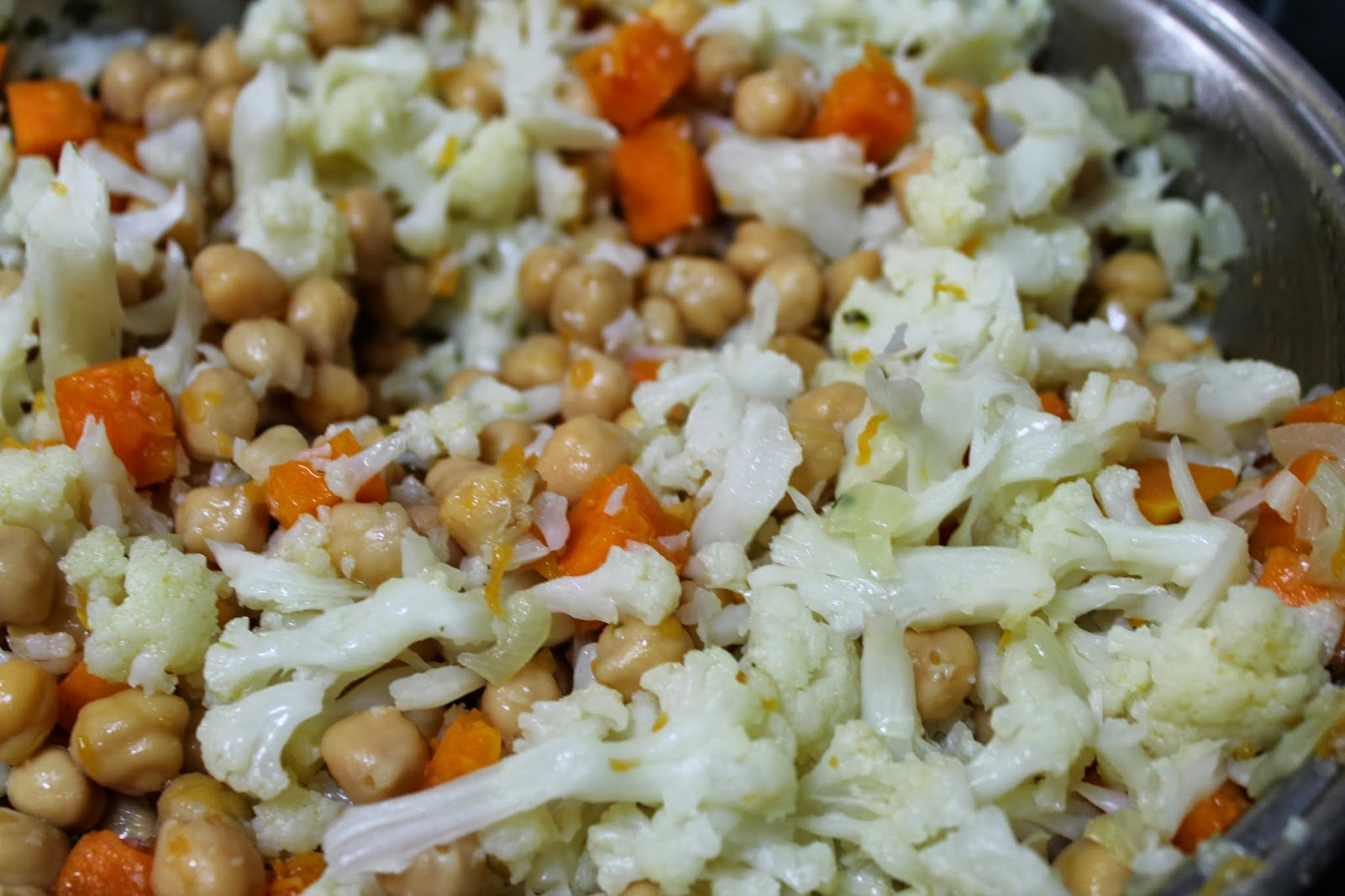 Gastrolamas Curry de garbanzos y coliflor