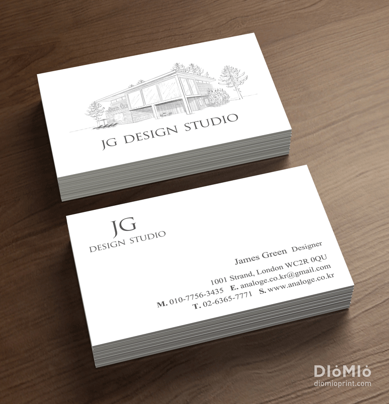 Modern Architecture Firm Business Card DioMioPrint